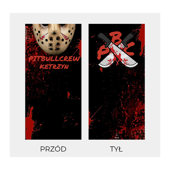 Wielofunkcyjny komin z pełnym nadrukiem personalizowany