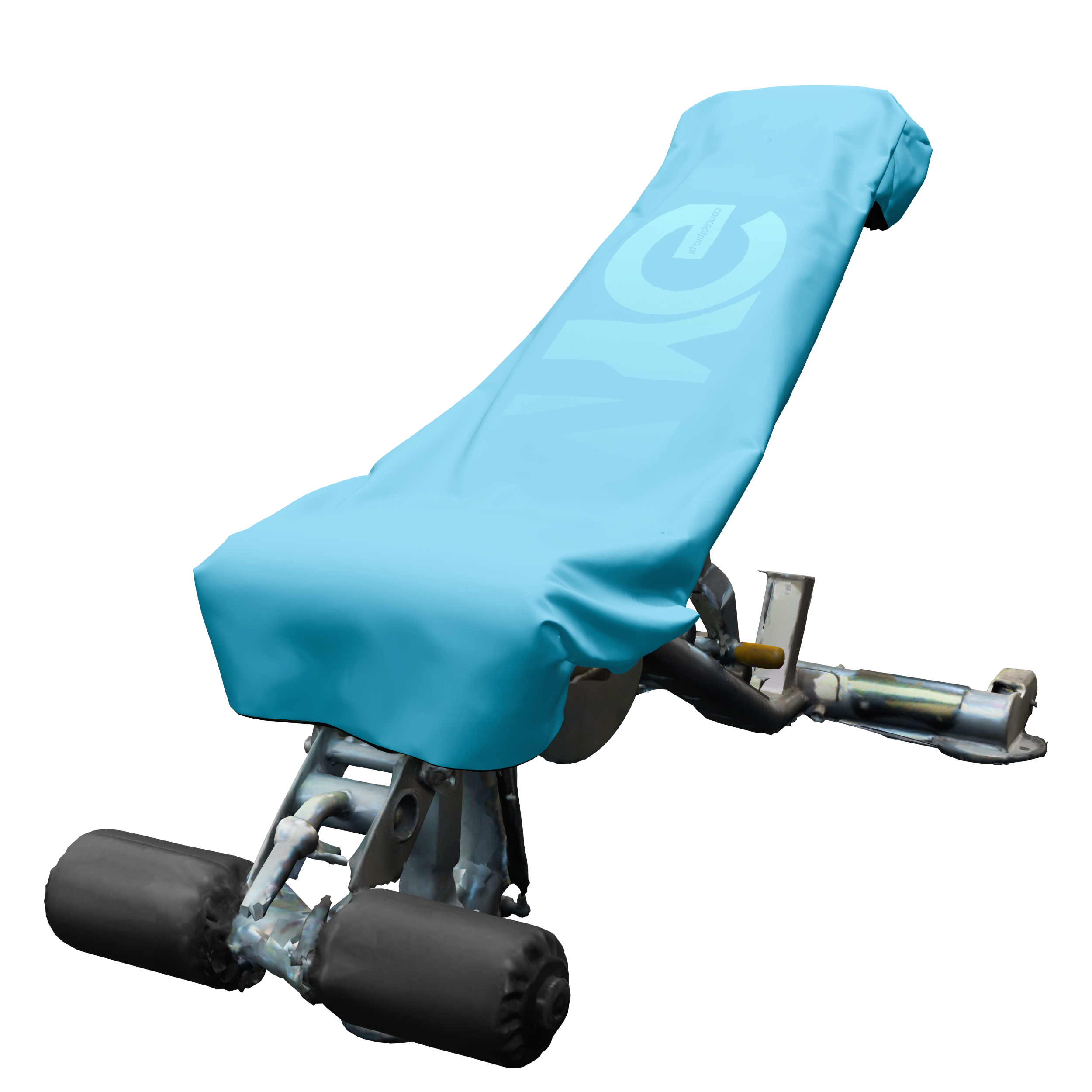 Ręcznik treningowy na ławkę z mikrofibry