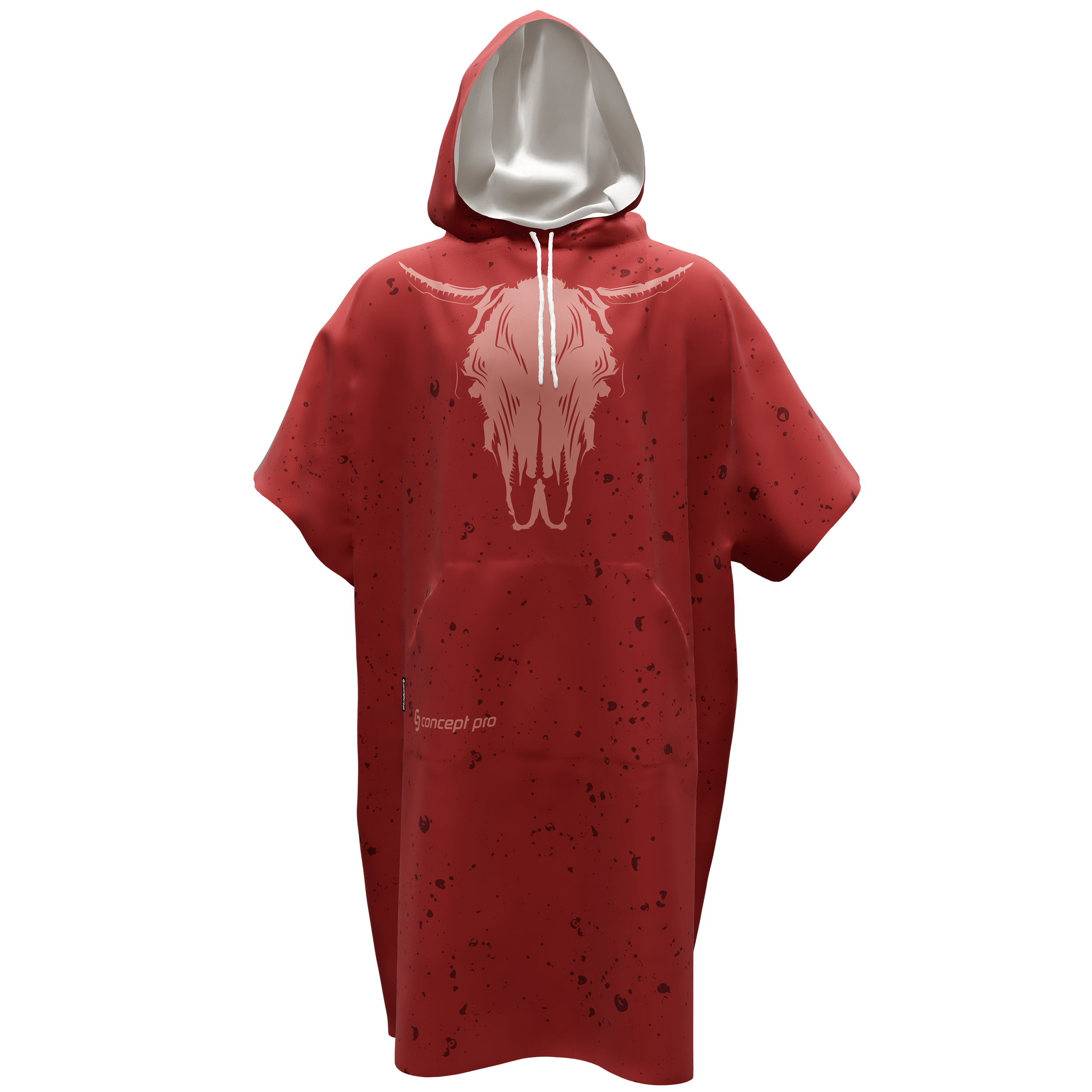 Poncho z napisem