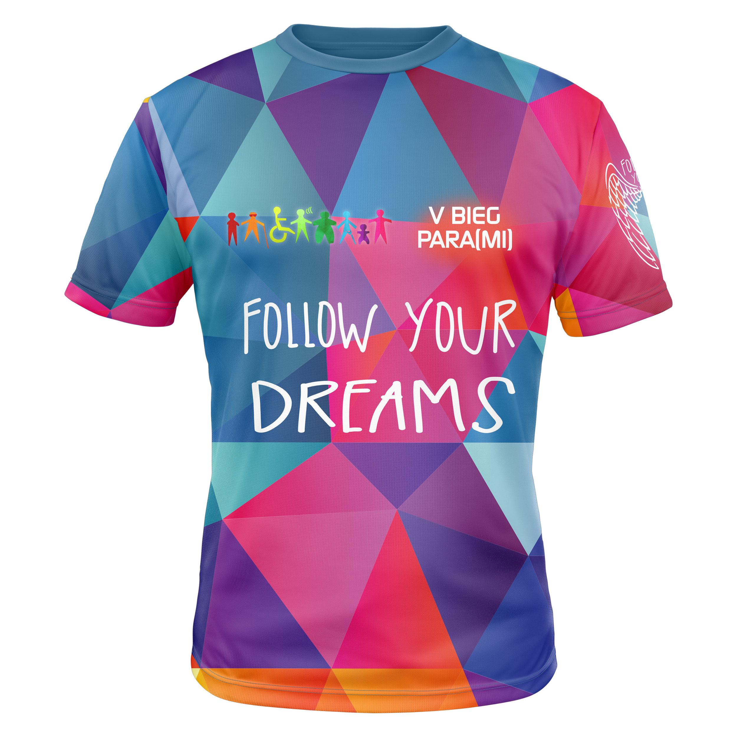 Follow your dreams - V Run Para(mi) - T-shirt TSMA SL100
