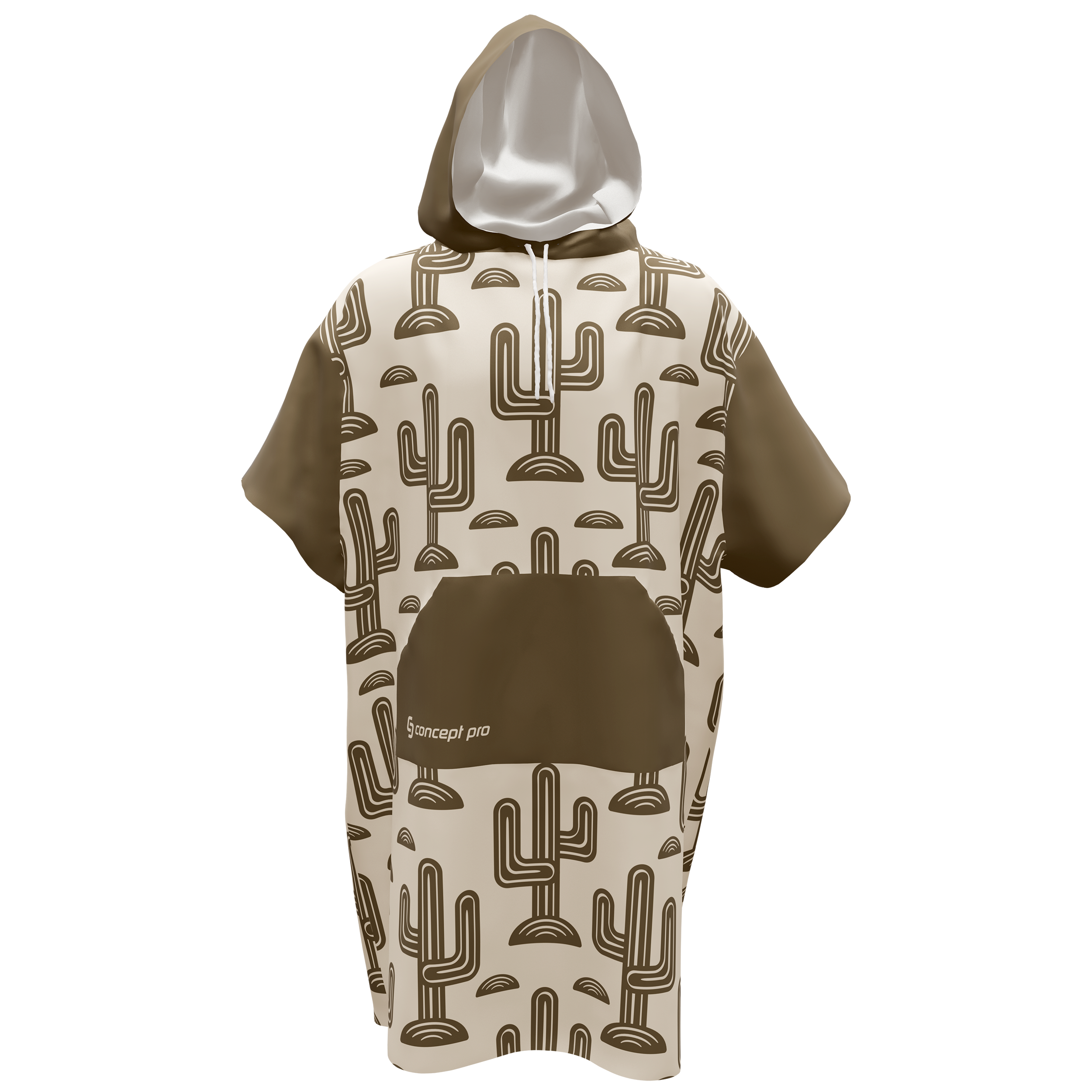 Poncho z napisem