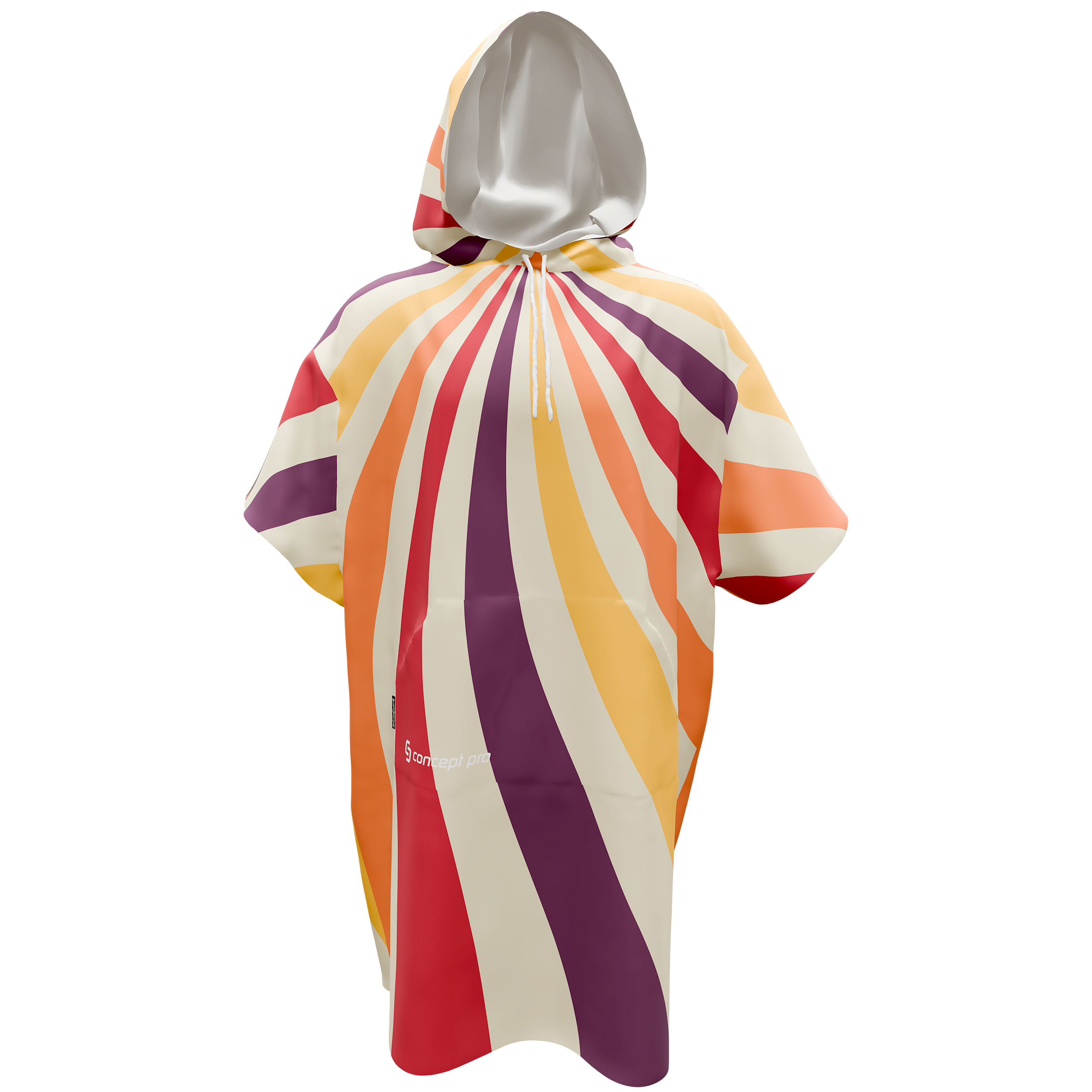 Poncho z napisem