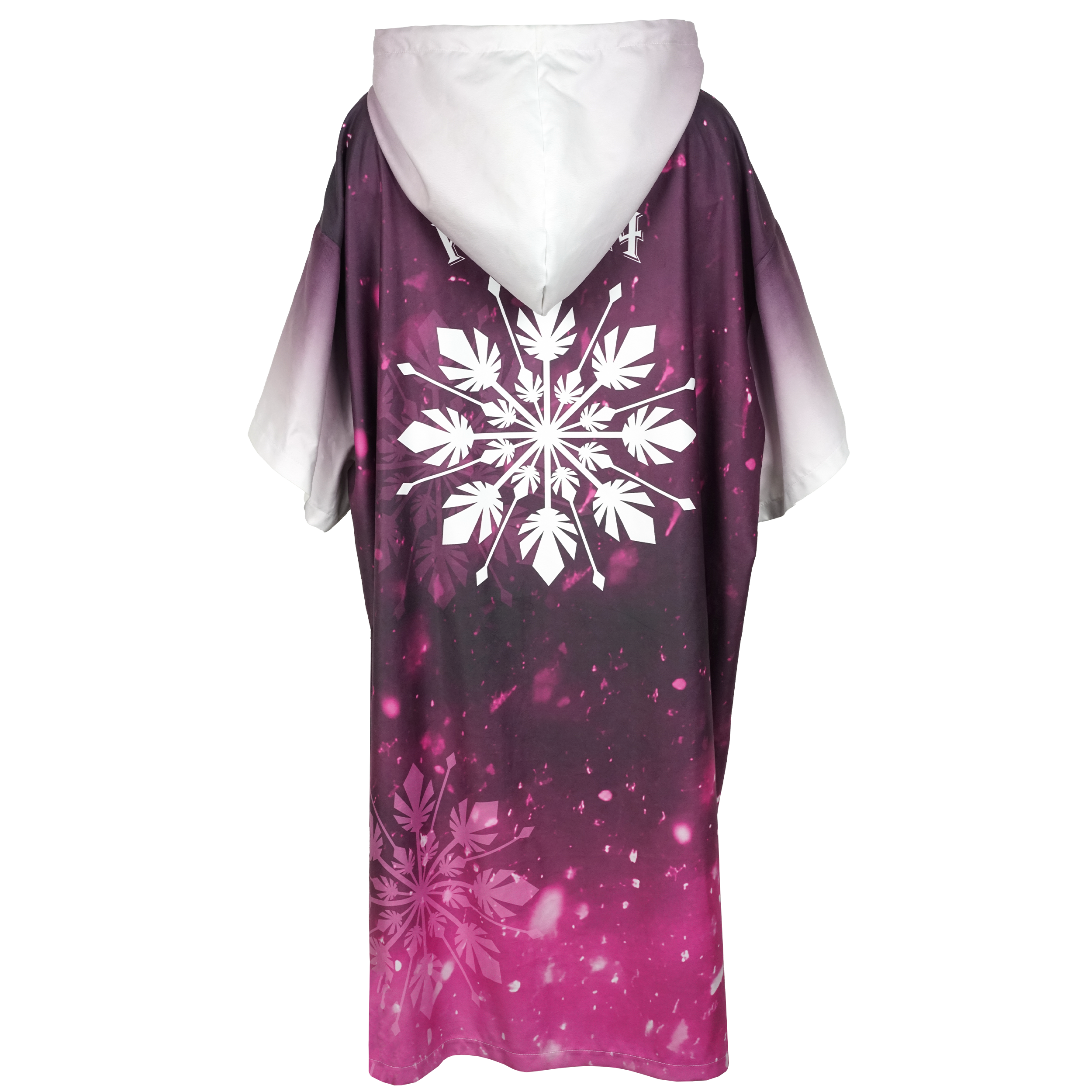 Wariacki Mors - Poncho with bag pink