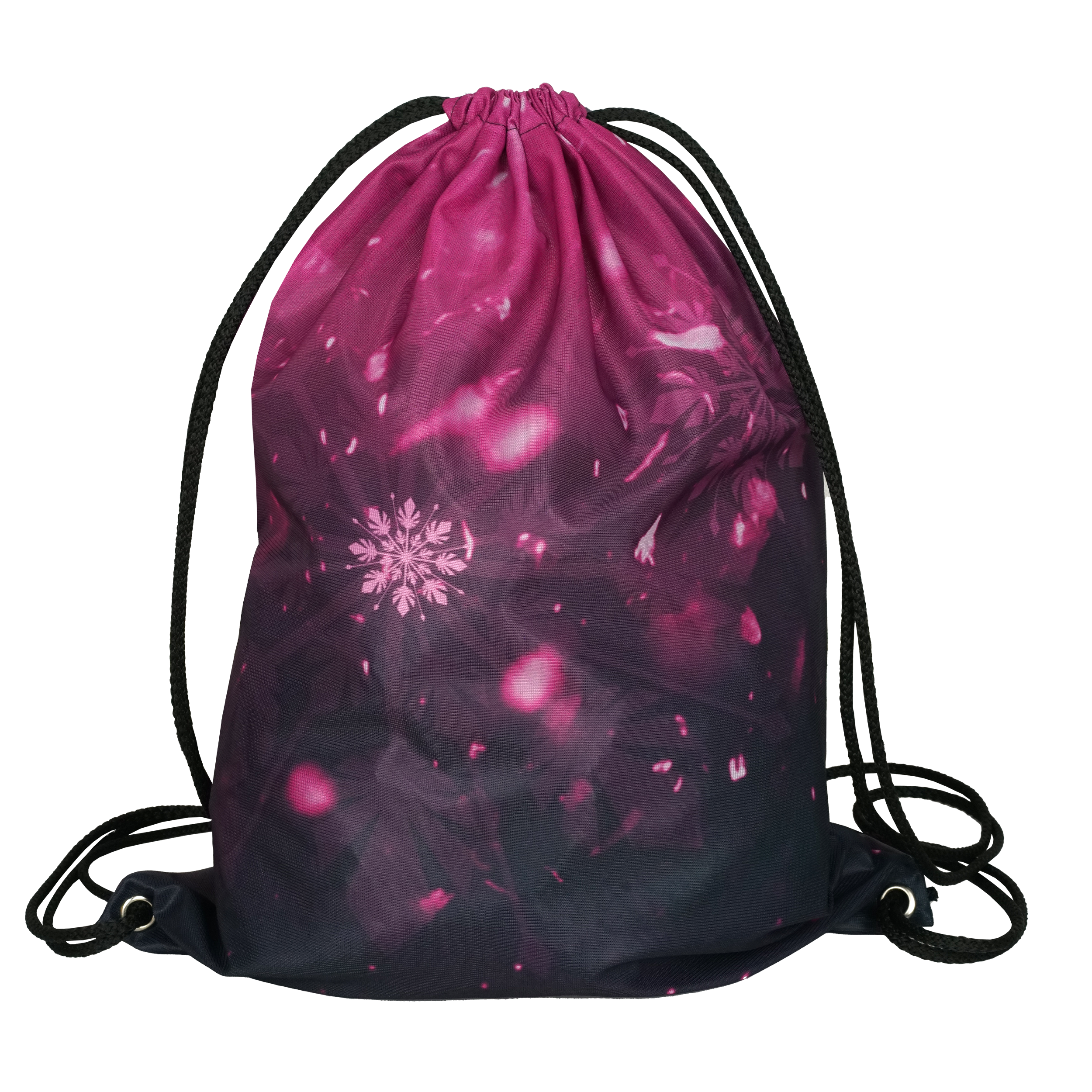 Wariacki Mors - Poncho with bag pink