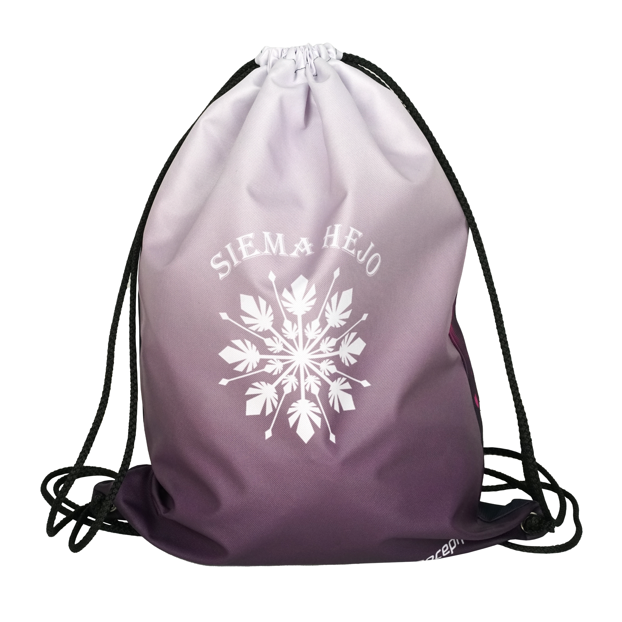 Wariacki Mors - Poncho with bag pink