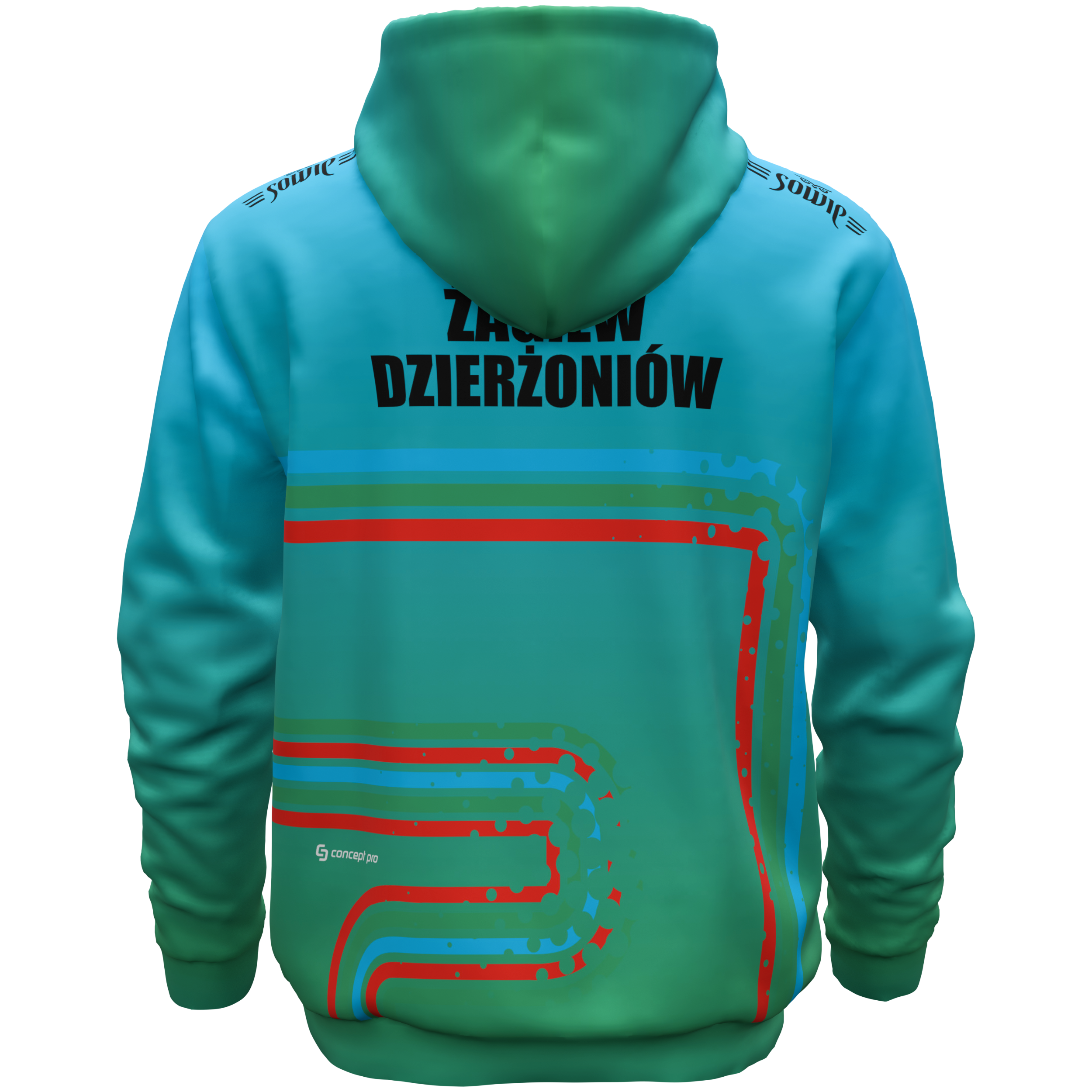 Żagiew Dzierżoniów - Bluza z kapturem BLKK FDRE280