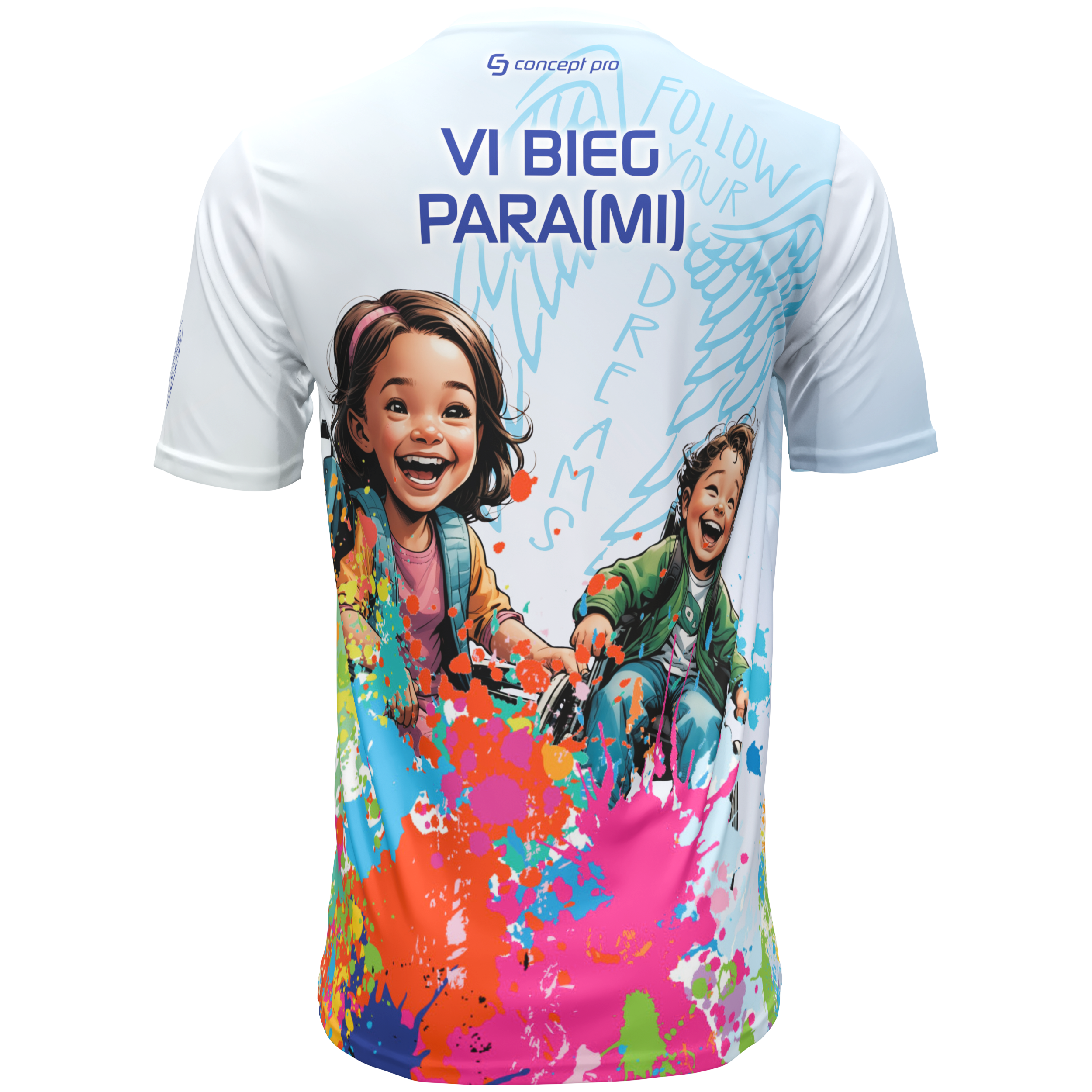 Follow your dreams - V Run Para(mi) - T-shirt TSMA SL100