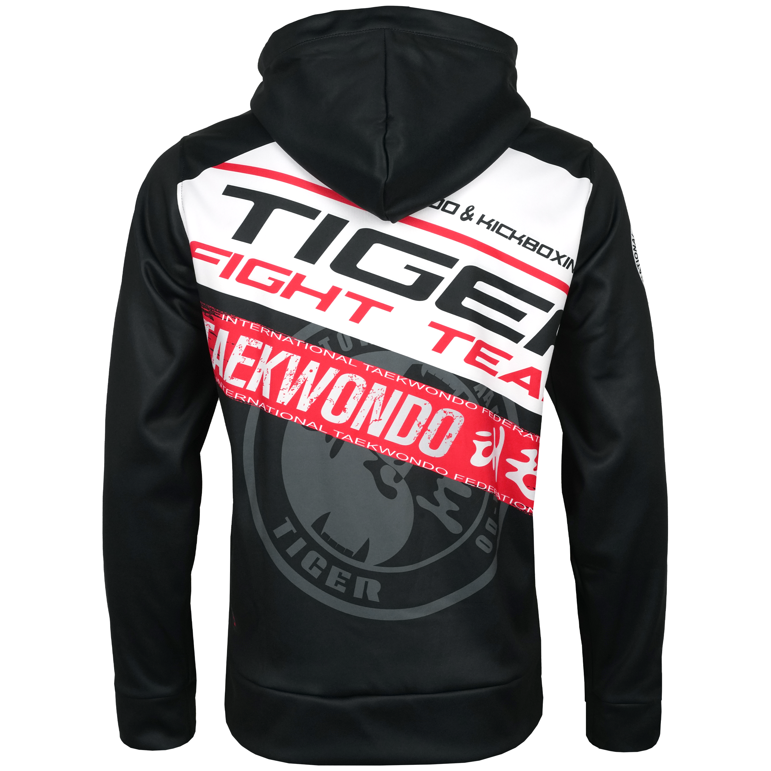 Tiger Team - ungeknöpfter Kapuzenpullover